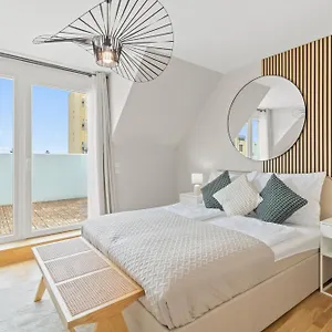 Apartamento Stylish - 3 Min To U1 Kagraner Platz, Viena